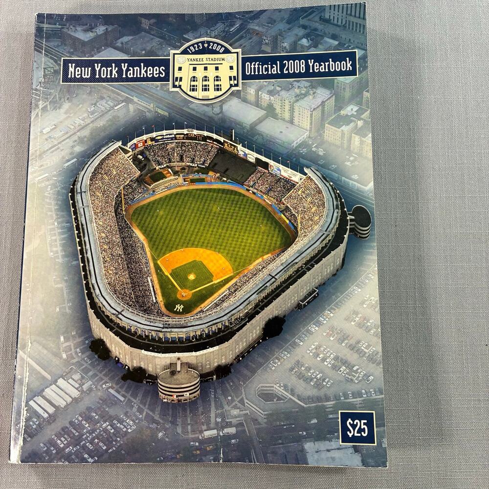 2008 New York Yankees Official Yearbook Final Yankee Stadium Season